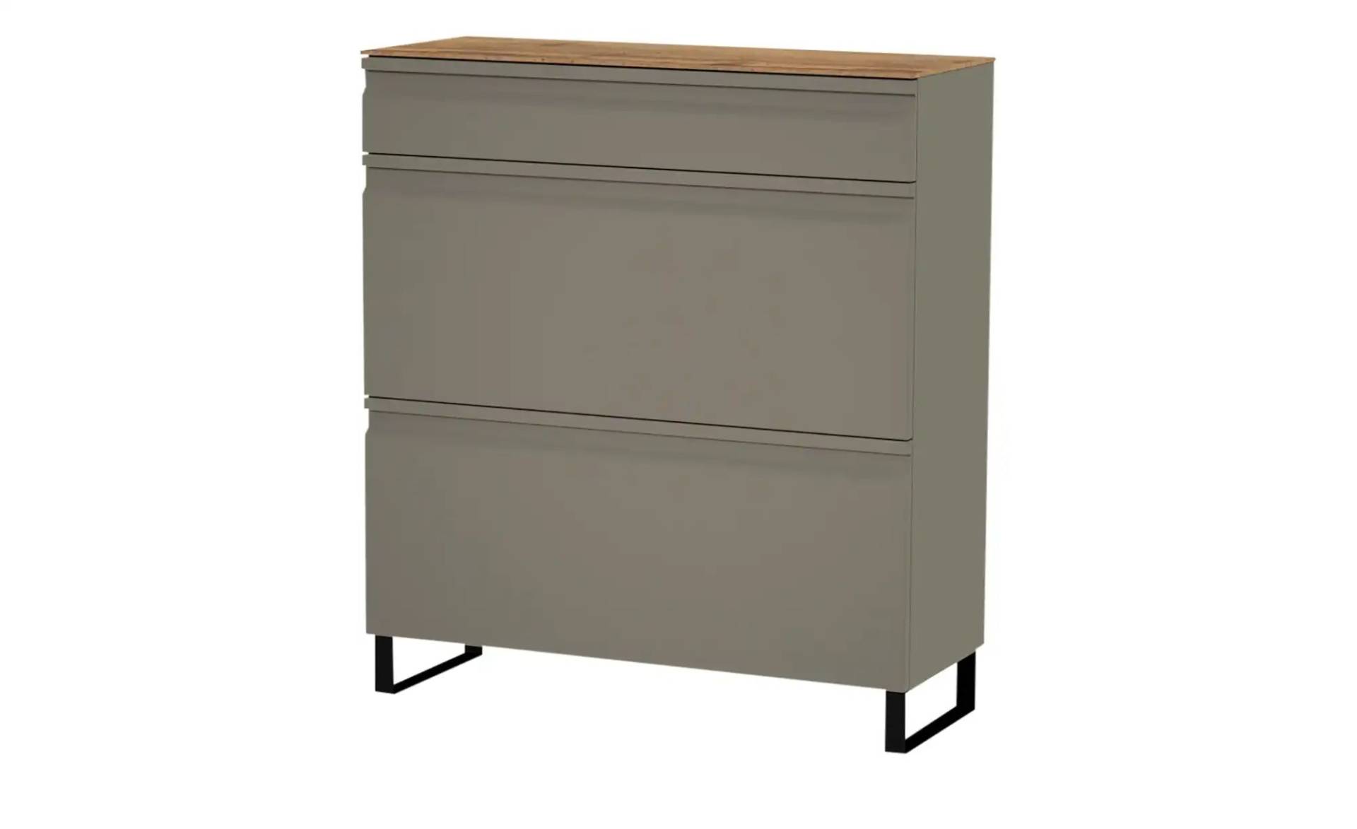 Wohnwert Schuhschrank  Leo ¦ grau ¦ Maße (cm): B: 94 H: 104 T: 36.0 Garderoben & Kleiderstangen > Schuhgarderoben & Schränke - Möbel Kraft