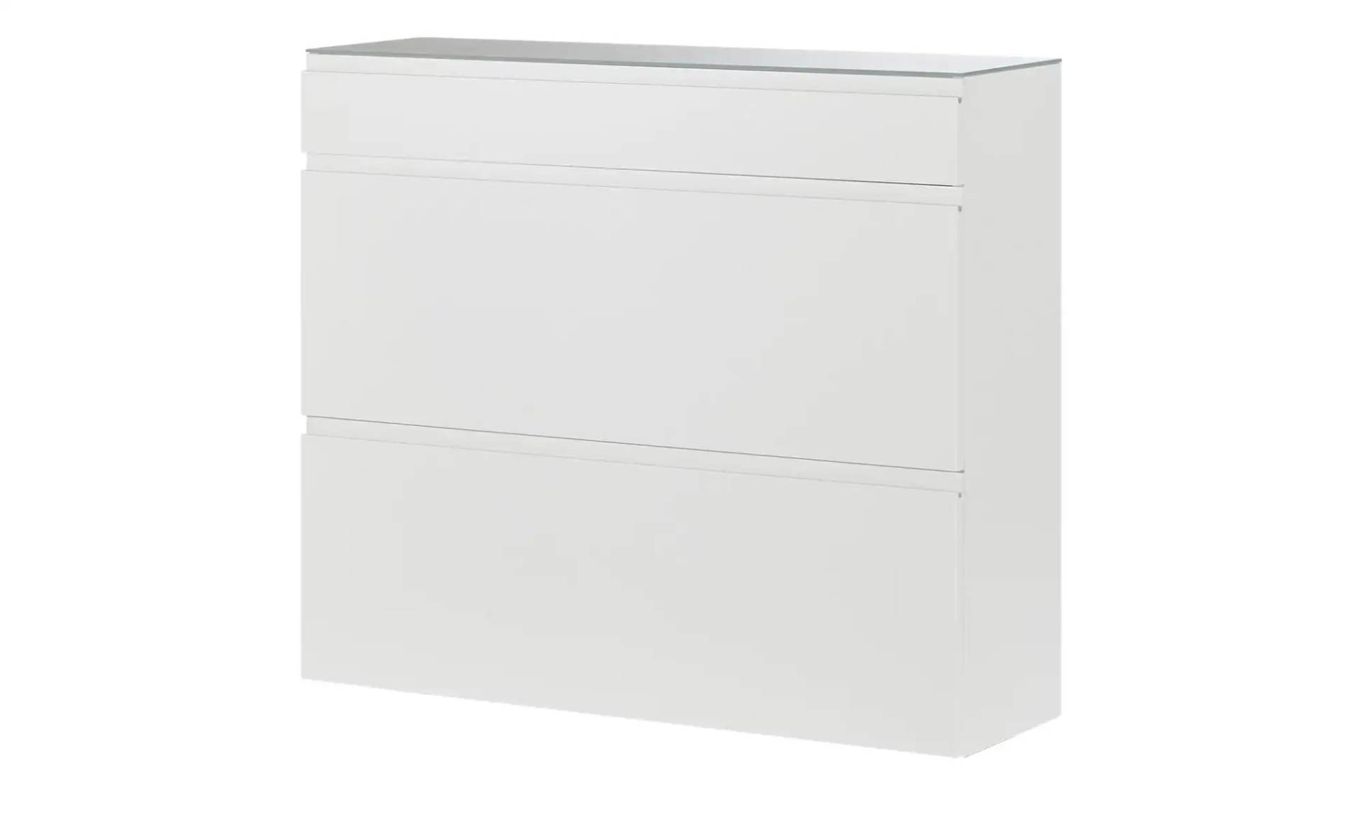 Wohnwert Hängeschuhschrank  Nicolo ¦ weiß ¦ Maße (cm): B: 110 H: 96 T: 33.0 Garderoben & Kleiderstangen > Schuhgarderoben & Schränke - Möbel Kraft