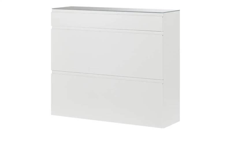 Wohnwert Hängeschuhschrank  Nicolo ¦ weiß ¦ Maße (cm): B: 110 H: 96 T: 33.0 Garderoben & Kleiderstangen > Schuhgarderoben & Schränke - Möbel Kraft