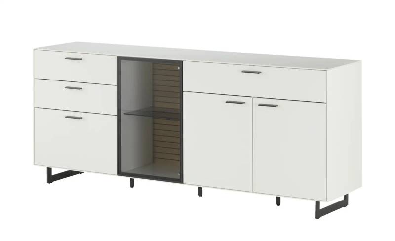 Wohnwert Sideboard  Spektrum ¦ weiß ¦ Maße (cm): B: 197 H: 83 T: 46.0 Kommoden & Sideboards > Sideboards - Möbel Kraft