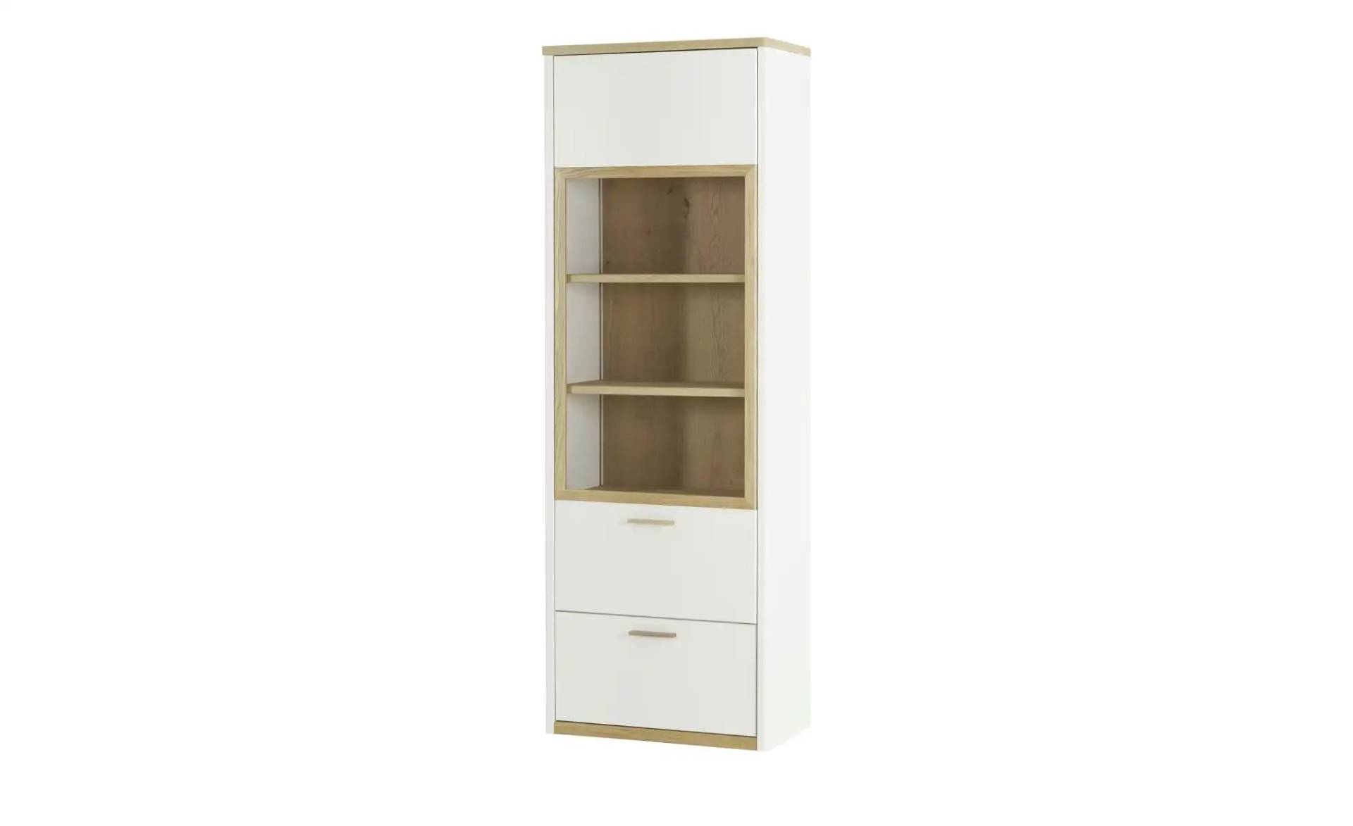 Wohnwert Vitrine Libro Plus ¦ weiß ¦ Maße (cm): B: 76 H: 219 T: 41.0 Schränke > Vitrinen - Höffner Wohnwert Vitrine Libro Plus ¦ weiß ¦ Maße (cm): B: 76 H: 219 T: 41.0 Schränke > Vitrinen - Höffner