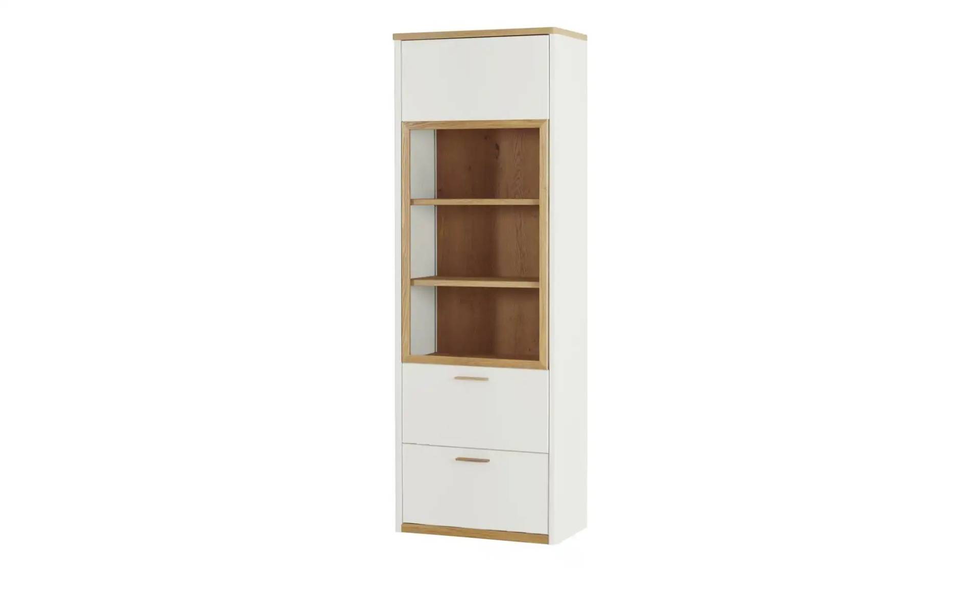 Wohnwert Vitrine Libro Plus ¦ weiß ¦ Maße (cm): B: 76 H: 219 T: 41.0 Schränke > Vitrinen - Höffner Wohnwert Vitrine Libro Plus ¦ weiß ¦ Maße (cm): B: 76 H: 219 T: 41.0 Schränke > Vitrinen - Höffner