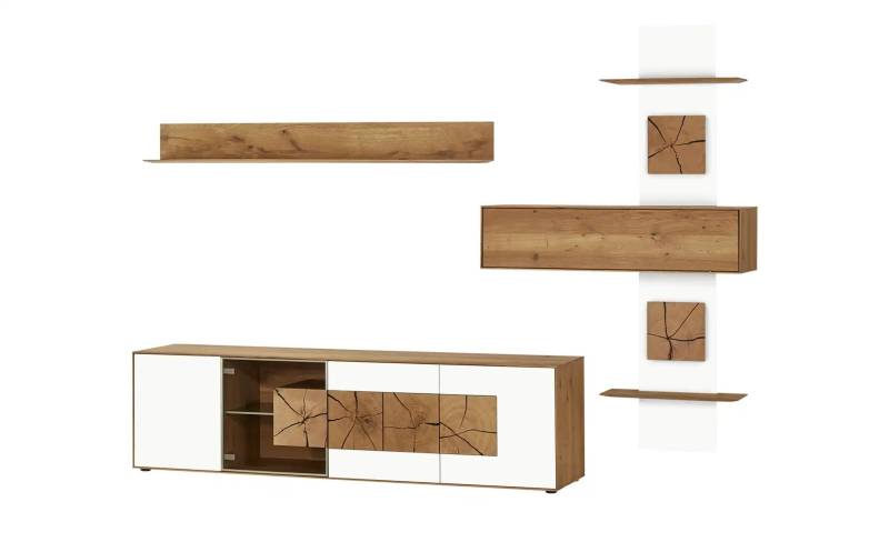 HARTMANN Wohnwand  Caya ¦ weiß ¦ Maße (cm): B: 326 H: 226 T: 49.0 Kommoden & Sideboards > Wohnwände - Möbel Kraft