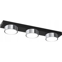 Wohnzimmer-Deckenleuchte Led Loft Gx53 Schwarz Chrom Polen Wohnzimmer-Deckenleuchte Led Loft Gx53 Schwarz Chrom Polen