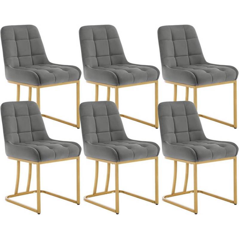 Woltu ESSZIMMERSTUHL Dunkelgrau