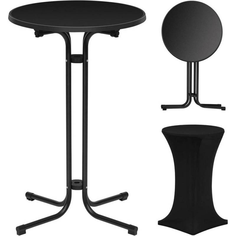 Woltu GARTENTISCH Schwarz