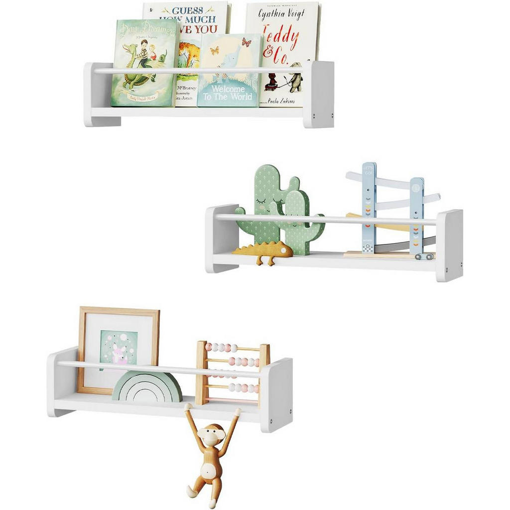 Woltu Wandregal, Weiß, Holzwerkstoff, 3 Fächer, 40x10x12 cm, Wohnzimmer, Regale, Wandregale Woltu Wandregal, Weiß, Holzwerkstoff, 3 Fächer, 40x10x12 cm, Wohnzimmer, Regale, Wandregale von Woltu