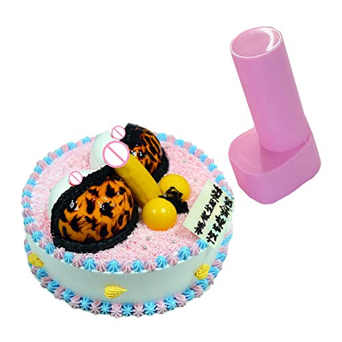 WonDerfulC Creative Cake Backen Silikonform Spaß männlich Penis Modell Seife Kerze Ton Formen 3D Epoxy Epoxyform (klein)