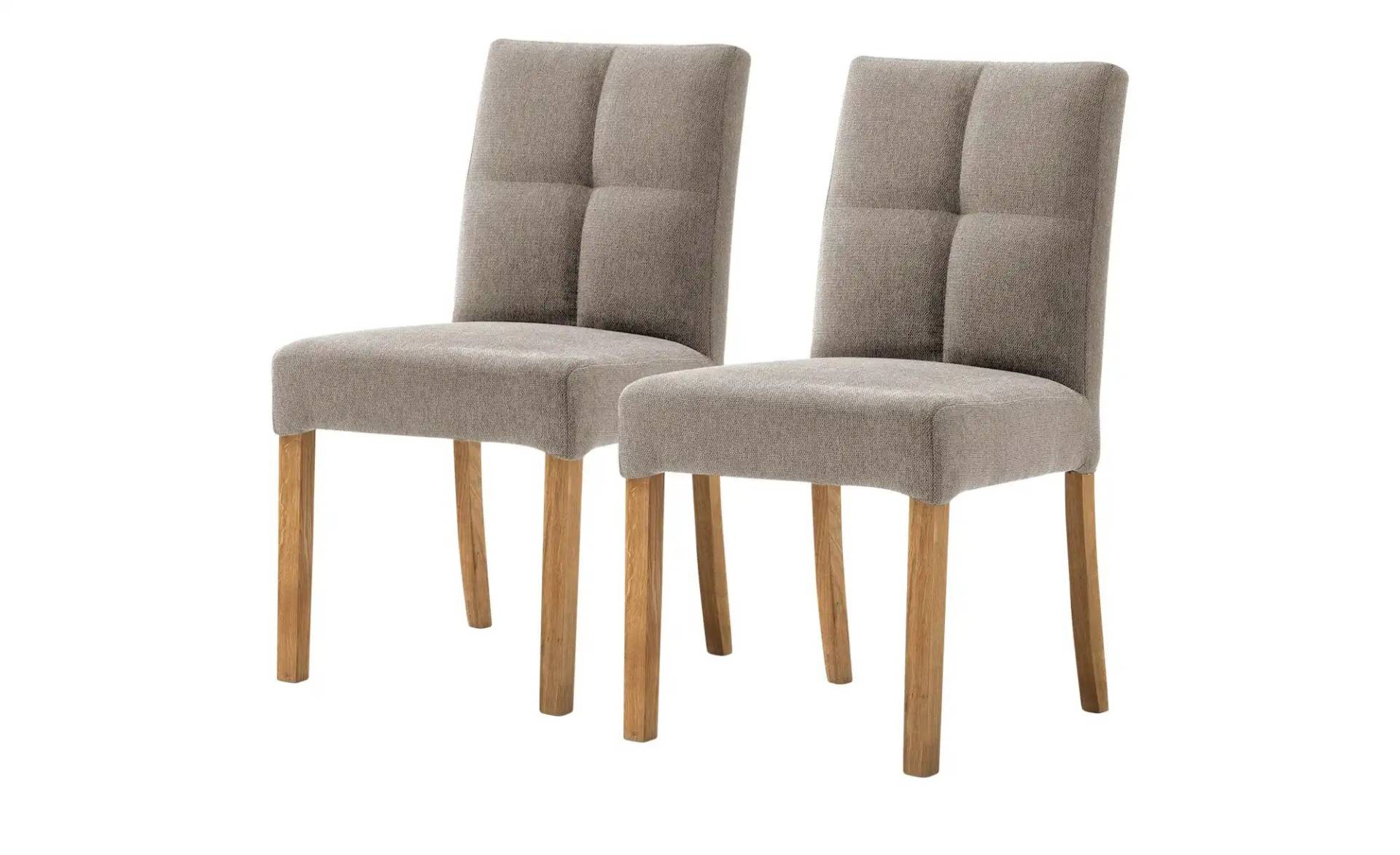 Woodford Esszimmerstuhl im 2er Set Mako ¦ braun ¦ Maße (cm): B: 48 H: 89 T: 64.0 Stühle > Küchenstühle > Polster Küchenstühle - Höffner