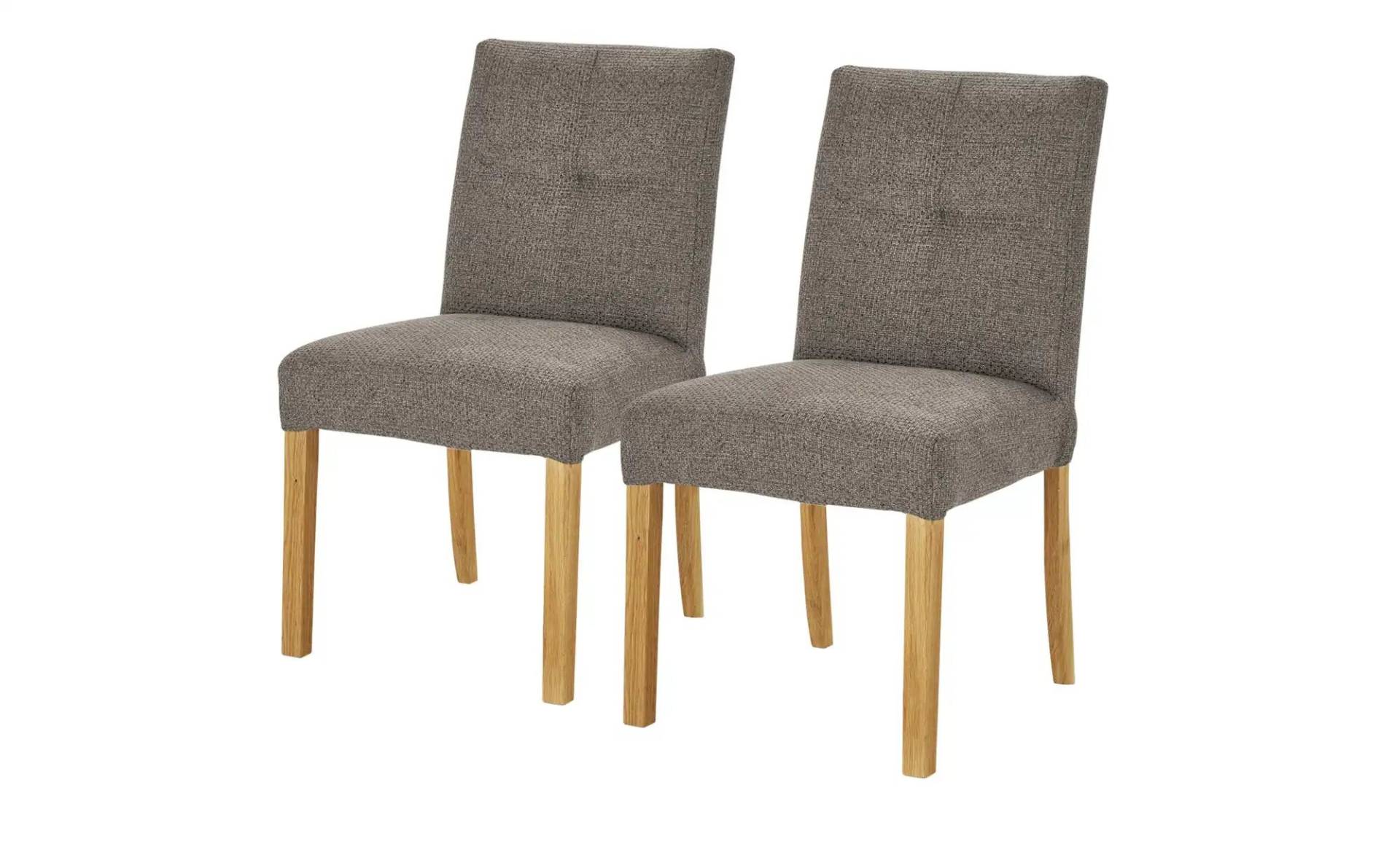 Woodford Esszimmerstuhl im 2er Set Mako ¦ braun ¦ Maße (cm): B: 48 H: 89 T: 64.0 Stühle > Küchenstühle > Polster Küchenstühle - Höffner