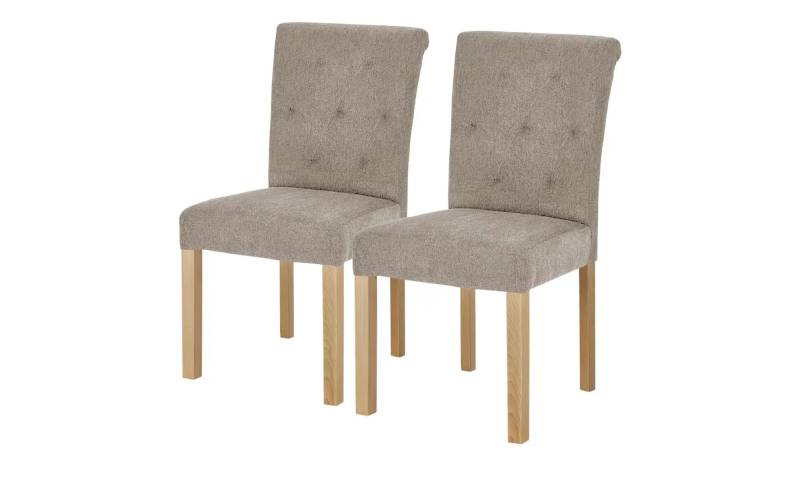 Woodford Esszimmerstuhl im 2er Set Messena ¦ braun ¦ Maße (cm): B: 46 H: 97 T: 54.0 Stühle > Polsterstühle - Höffner