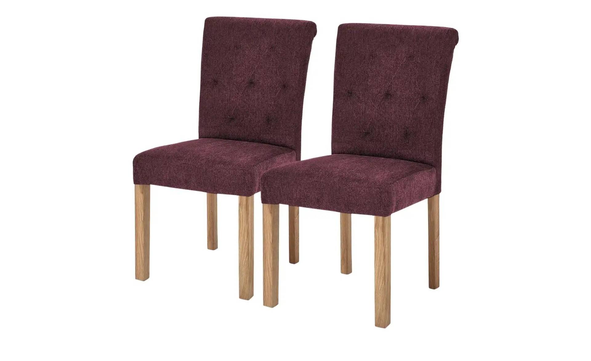Woodford Esszimmerstuhl im 2er Set Messena ¦ rot ¦ Maße (cm): B: 46 H: 97 T: 54.0 Stühle > Polsterstühle - Höffner Woodford Esszimmerstuhl im 2er Set Messena ¦ rot ¦ Maße (cm): B: 46 H: 97 T: 54.0 Stühle > Polsterstühle - Höffner