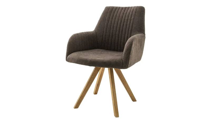 Woodford Armlehnstuhl  Olina ¦ braun ¦ Maße (cm): B: 59 H: 87 T: 61.0 Stühle > Esszimmerstühle - Möbel Kraft