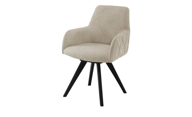 Woodford Esszimmerstuhl  Damask ¦ beige ¦ Maße (cm): B: 61 H: 88 T: 66.5 Stühle > Küchenstühle > Küchenstühle mit Armlehnen - Höffner