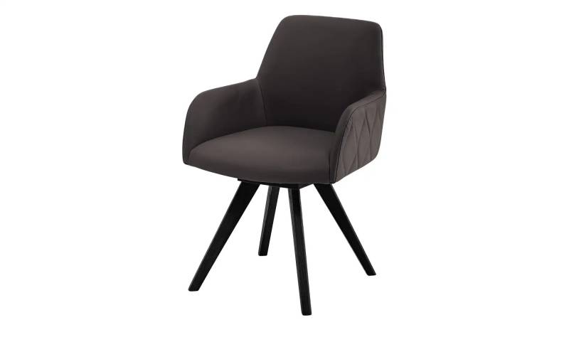 Woodford Esszimmerstuhl  Damask ¦ braun ¦ Maße (cm): B: 61 H: 88 T: 66.5 Stühle > Küchenstühle > Küchenstühle mit Armlehnen - Höffner