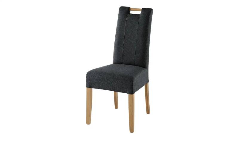 Woodford Esszimmerstuhl  Jasmin ¦ schwarz ¦ Maße (cm): B: 62 H: 101 T: 46.0 Stühle > Küchenstühle > Polster Küchenstühle - Höffner
