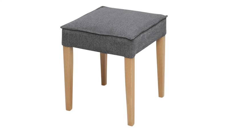 Woodford Polsterhocker  Laron ¦ grau ¦ Maße (cm): B: 42 H: 50 T: 42.0 Polstermöbel > Hocker - Möbel Kraft