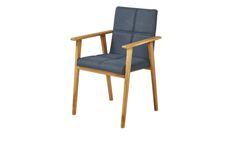 Woodford Esszimmerstuhl mit Steppung Anni ¦ blau ¦ Maße (cm): B: 56 H: 86 T: 55.0 Stühle > Esszimmerstühle > Esszimmerstühle mit Armlehnen - Höffner