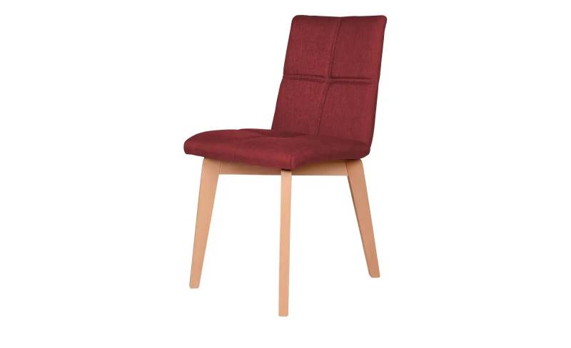 Woodford Esszimmerstuhl mit Steppung Anni ¦ rot ¦ Maße (cm): B: 44 H: 85 T: 59.0 Stühle > Küchenstühle > Polster Küchenstühle - Höffner