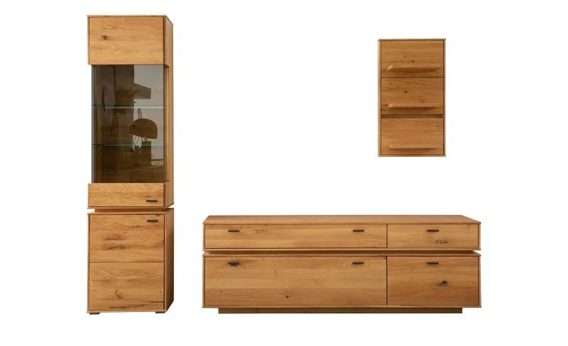 Woodford Wohnkombination  Moris ¦ holzfarben ¦ Maße (cm): B: 236 H: 202 T: 51.0 Kommoden & Sideboards > Wohnwände - Möbel Kraft