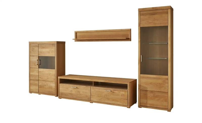 Woodford Wohnwand  Lobos II ¦ holzfarben ¦ Maße (cm): B: 338 H: 204 T: 50.0 Kommoden & Sideboards > Wohnwände - Möbel Kraft
