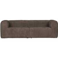 3,5 Sitzer Bean mit Cordbezug, Braun