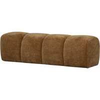 Bank Mojo aus Flachcord 160 cm, Honiggelb