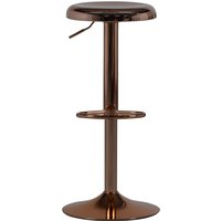 Barhocker Isaac aus Metall, Kupfer