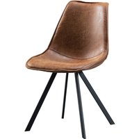 Esszimmerstuhl Swen 2er-Set, Cognac