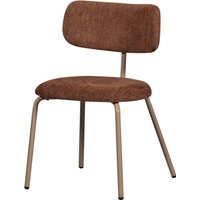 Esszimmerstuhl Travis aus Webstoff, Braun