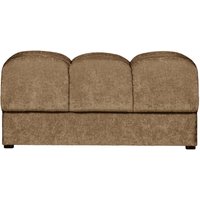Hocker Date aus Webstoff, Sand