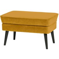 Hocker Rocco Samt, Gelb