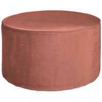 Hocker Sara Samt, Ø 60cm Rosa