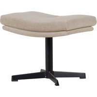 Hocker Stach aus Webstoff, Sand