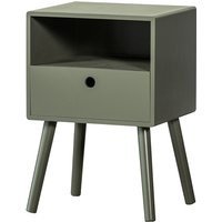 Nachttisch Ozzy aus MDF, Grün