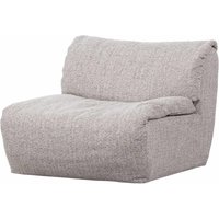 Sessel Baggy aus Melange-Stoff, Natur