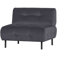 Sessel Lloyd Samt, Dunkelgrau