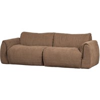 Sofa Baggy 2-Sitzer aus Chenille-Stoff, Braun