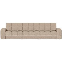 Sofa Date 3-Sitzer aus Webstoff, Nougat