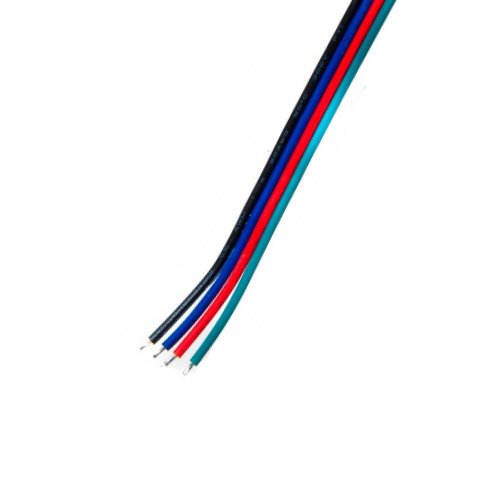 Wunschlänge LED Stripe Kabel, Verlängerungskabel, Kabellitze für RGB zur Verbindung LED Stripes - LEDLager