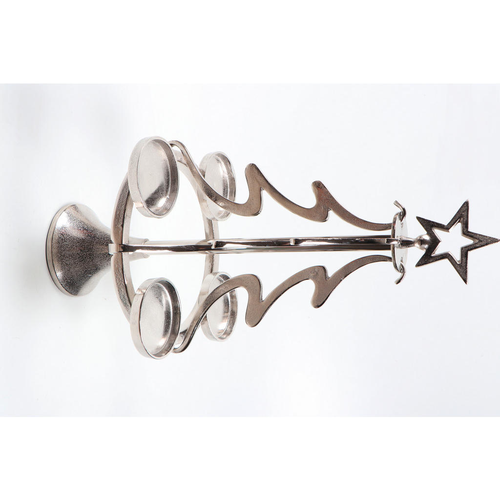 X-Mas KERZENHALTER Silber