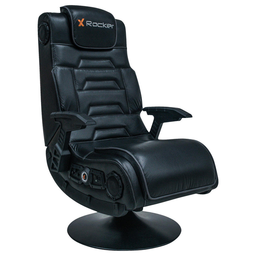 X Rocker Gamingsessel, Schwarz, Metall, Kunststoff, Leder, Lederlook, 62 cm, integrierte Lautsprecher, Netzbetrieb, USB-Anschluss, Sitzfläche 360° drehbar, Kinder- & Jugendzimmer, Jugendmöbel, Gamingstühle X Rocker Gamingsessel, Schwarz, Metall, Kunststoff, Leder, Lederlook, 62 cm, integrierte Lautsprecher, Netzbetrieb, USB-Anschluss, Sitzfläche 360° drehbar, Kinder- & Jugendzimmer, Jugendmöbel, Gamingstühle von X Rocker
