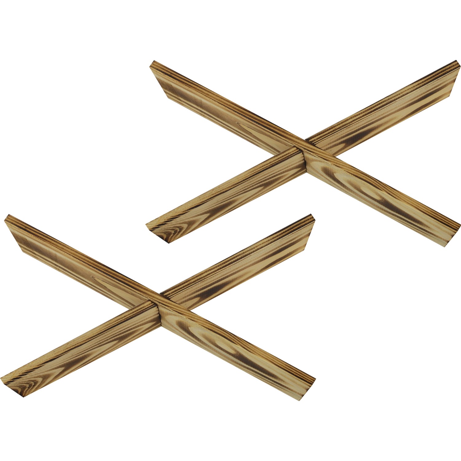 XL Holzkiste Cross-Divider Geflammt FSC® von -