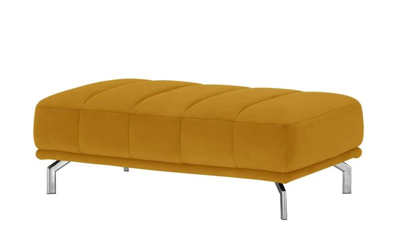 Lounge Collection XXL-Hocker  Sarina ¦ gelb ¦ Maße (cm): B: 127 H: 43 T: 77.0 Polstermöbel > Hocker - Höffner