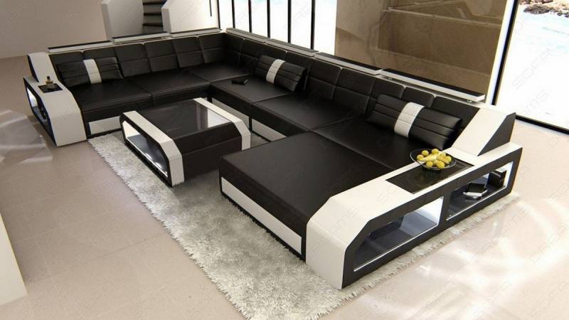 XXL Leder Wohnlandschaft Matera