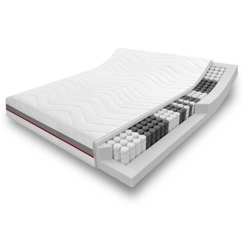 Sleezzz FEDERKERNMATRATZE Weiß