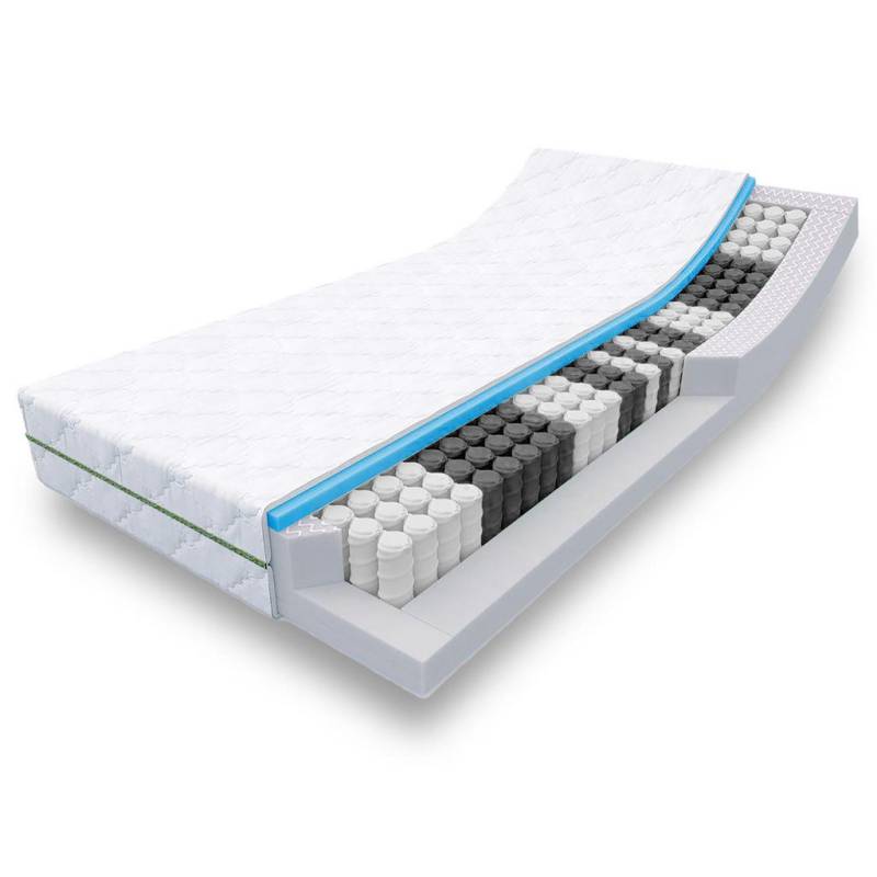 Sleezzz FEDERKERNMATRATZE Weiß