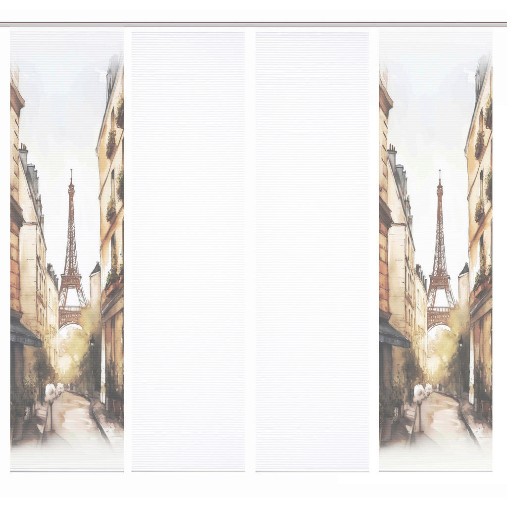 XXXLutz FLÄCHENVORHANG Natur, Weiß XXXLutz FLÄCHENVORHANG Natur, Weiß