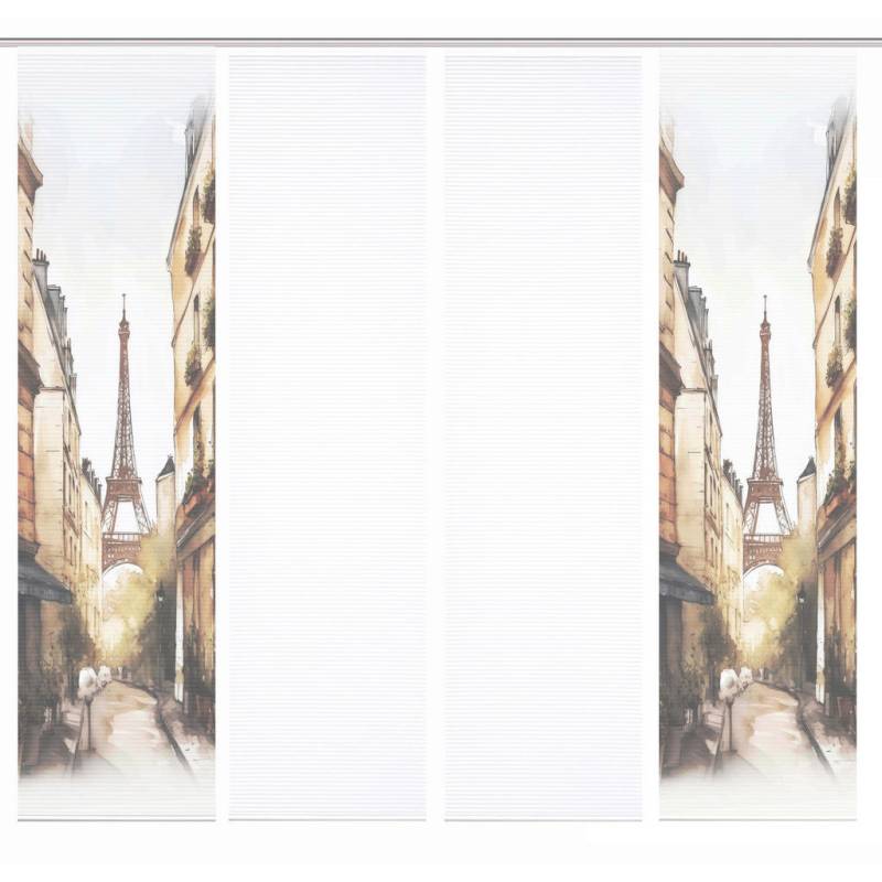 XXXLutz FLÄCHENVORHANG Natur, Weiß XXXLutz FLÄCHENVORHANG Natur, Weiß