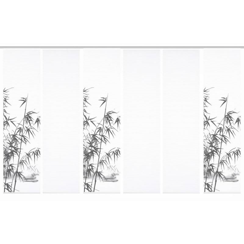 XXXLutz FLÄCHENVORHANG Weiß, Grau Hochglanz XXXLutz FLÄCHENVORHANG Weiß, Grau Hochglanz